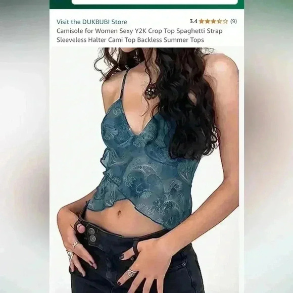 Y2K crop cami - Picture 1 of 5